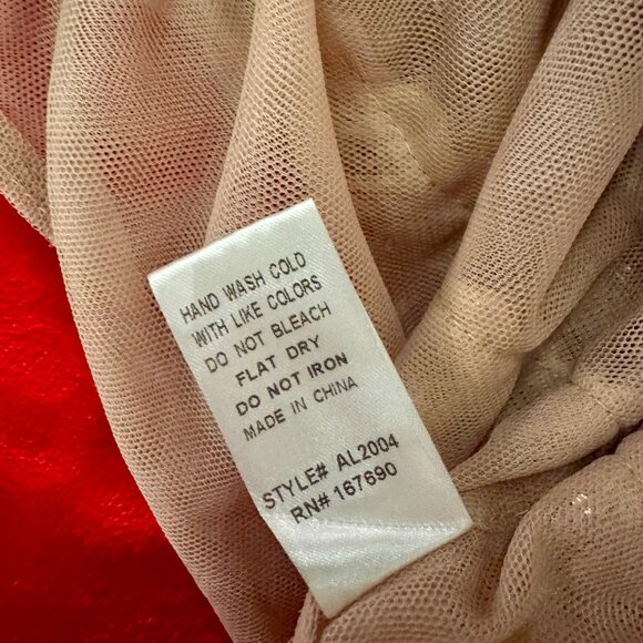 Amazing Lace Rose Gold Sequin Fringe Dress XL – Shake It My Way - Picture 9 of 9